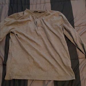 Black brown Henley shirt